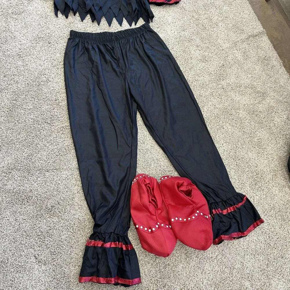Crouchy The Clown Adult Medium M Spirit Halloween Costume Cosplay EUC No Gloves - Picture 6 of 14